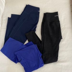 Alphalete and Nike leggings